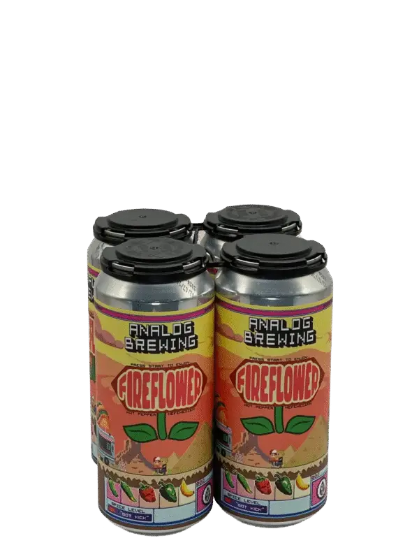 Analog Brewing Fire Flower Hot Pepper Hefeweizen 4 Pack Cans